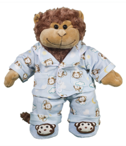 16" Blue Monkey PJ