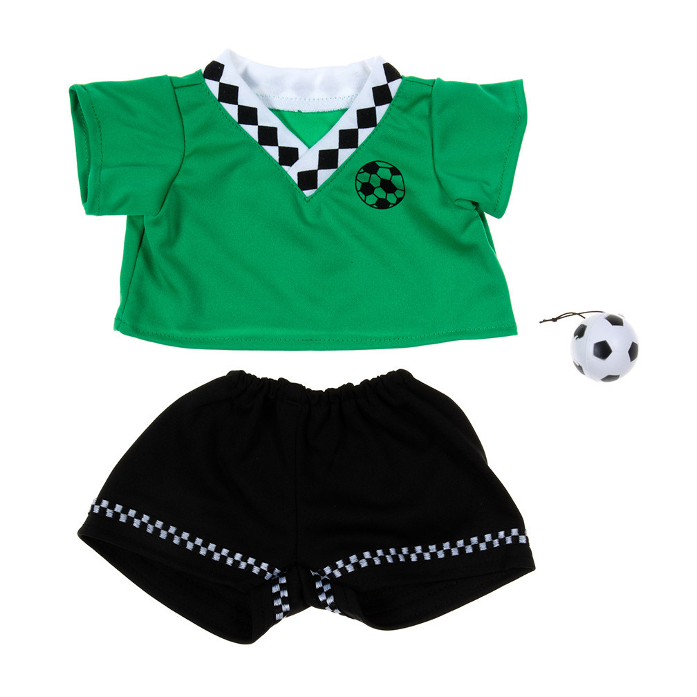 16" Green Soccer Outfit