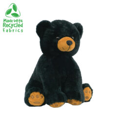 16" Black Teddy Bear - ECO