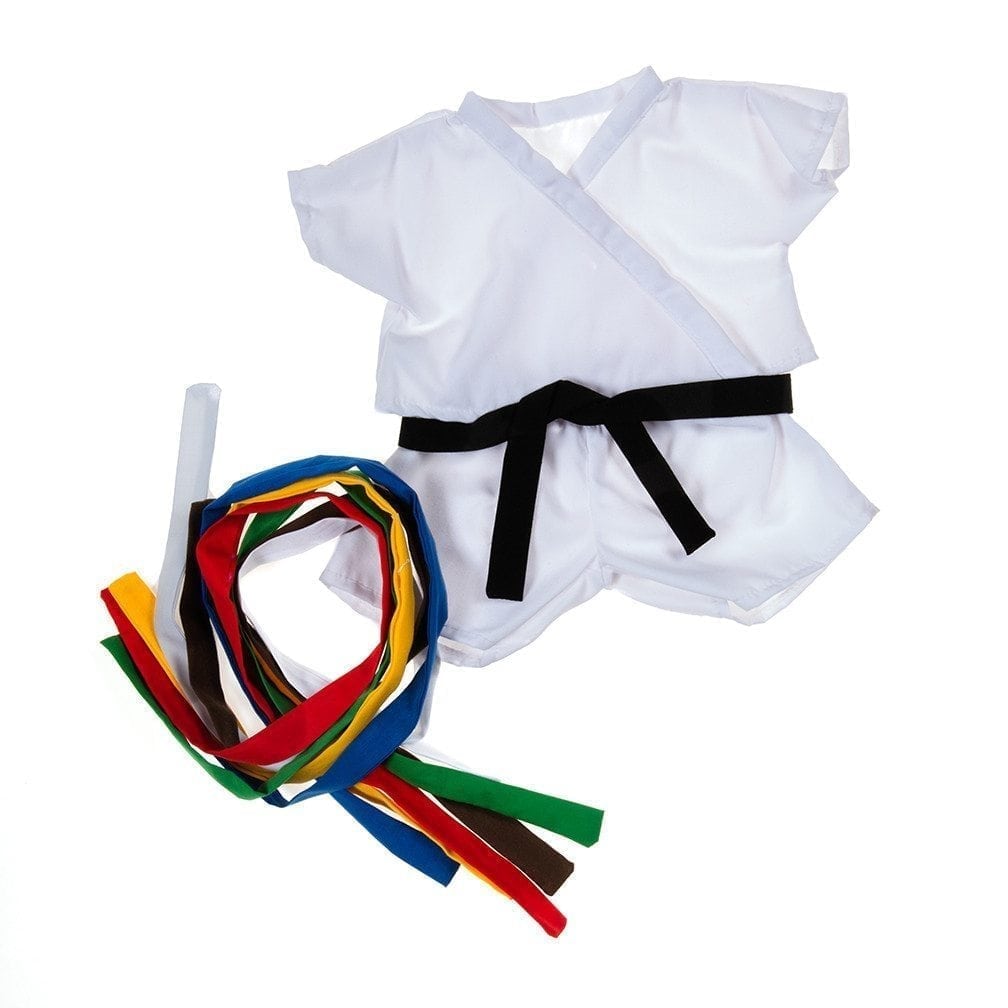 8" Martial Arts Outfit w/ Belts
