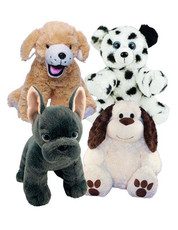 8" Rescue Puppy Four Pack <br>* Includes Stuffing *
