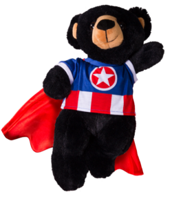 16" A Bear ican Hero Tee w/ Cape