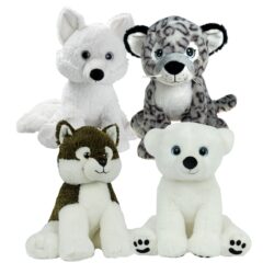 16" Arctic Animals Four Pack<br>* Includes Stuffing