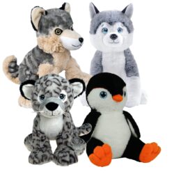 8" Arctic Animals Four Pack <br> *Includes Stuffing*