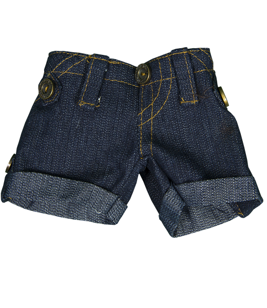 8" Little Denim Jean Shorts