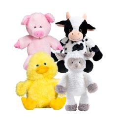 8" Farm Animals Four Pack