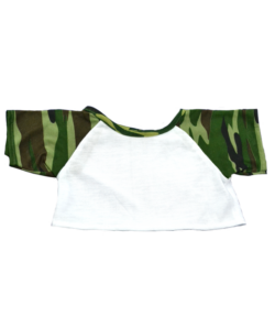 16" Baseball T-Shirt w/Camo Sleeves