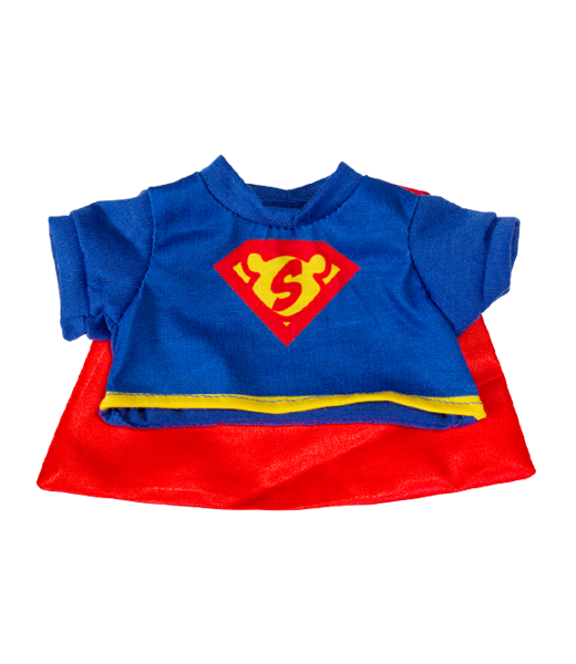 8" Super Bear Tee with Cape