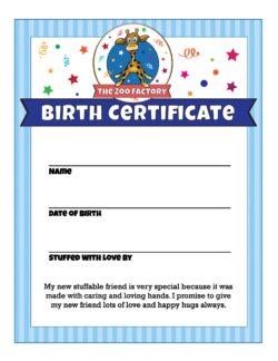 Birth Certificates  (packet of 10)