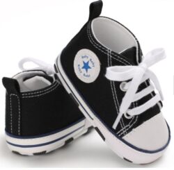 Black Tennis Shoes - 16"