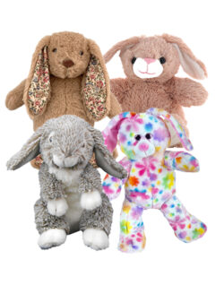 8" Bunny Four Pack <br>* Includes Stuffing *