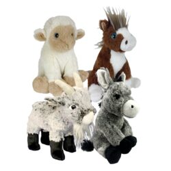 8" Barnyard Friends Four Pack <br>* Includes Stuffing *