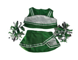16″ Green & White Cheerleader