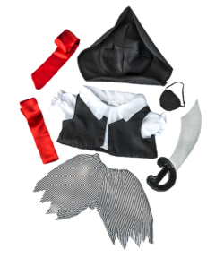 16" Pirate Boy Costume With Sword