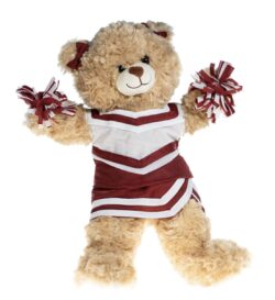 16" Maroon and White Cheer Uniform