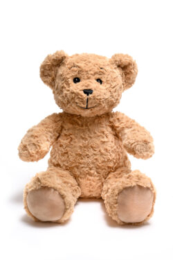 16" Brown Curly Teddy Bear - ECO