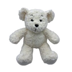 16" Cream Curly Teddy Bear - ECO - Single